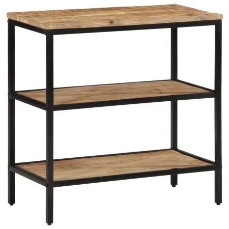 Mesa consola madera maciza de mango rugosa 70x35x70 cm by , Side tables - Ref: Foro24-374072, Price: 104,65 €, Discount: %