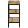 Mesa consola madera maciza de mango rugosa 70x35x70 cm by , Side tables - Ref: Foro24-374072, Price: 104,65 €, Discount: %