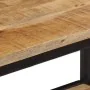 Mesa consola madera maciza de mango rugosa 70x35x70 cm by , Side tables - Ref: Foro24-374072, Price: 104,65 €, Discount: %