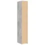 Aparador de madera de ingeniería gris hormigón 30x42,5x185 cm de , Aparadores - Ref: Foro24-3281395, Precio: 139,59 €, Descue...