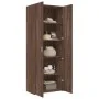 Aparador alto madera de ingeniería marrón roble 70x42,5x185 cm by , Sideboards - Ref: Foro24-3281426, Price: 192,86 €, Discou...