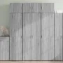 Aparador alto madera de ingeniería gris Sonoma 70x42,5x185 cm de , Aparadores - Ref: Foro24-3281432, Precio: 204,65 €, Descue...