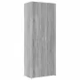Aparador alto madera de ingeniería gris Sonoma 70x42,5x185 cm de , Aparadores - Ref: Foro24-3281432, Precio: 204,65 €, Descue...