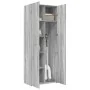 Aparador alto madera de ingeniería gris Sonoma 70x42,5x185 cm de , Aparadores - Ref: Foro24-3281432, Precio: 204,65 €, Descue...