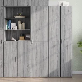 Aparador de madera de ingeniería gris Sonoma 45x42,5x185 cm by , Sideboards - Ref: Foro24-3281411, Price: 167,44 €, Discount: %