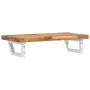 Estante de lavabo de pared acero y madera maciza de acacia by , bathroom vanities - Ref: Foro24-3302742, Price: 92,72 €, Disc...