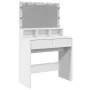 Tocador con luces LED blanco 80x41x134,5 cm de , Tocadores para dormitorios - Ref: Foro24-848185, Precio: 167,57 €, Descuento: %