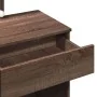 Tocador con LED marrón roble 100x40x130 cm de , Tocadores para dormitorios - Ref: Foro24-848198, Precio: 139,48 €, Descuento: %
