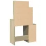 Tocador con mueble roble Sonoma 80x35x132 cm de , Tocadores para dormitorios - Ref: Foro24-848236, Precio: 143,98 €, Descuent...