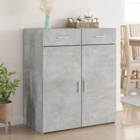 Aparador de madera contrachapada gris hormigón 80x42,5x93 cm de , Aparadores - Ref: Foro24-3281472, Precio: 143,03 €, Descuen...