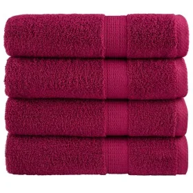 Toallas de baño SOLUND 4 unidades burdeos 100x150 cm 600 gsm de , Toallas - Ref: Foro24-137216, Precio: 71,79 €, Descuento: %