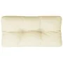 Cojín para sofá de palets tela crema 80x40x12 cm de , Cojines para sillas y sofás - Ref: Foro24-360603, Precio: 22,70 €, Desc...