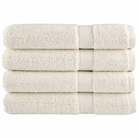 Toallas de sauna SOLUND 4 unidades crema 80x200 cm 600 gsm de , Toallas - Ref: Foro24-137483, Precio: 79,52 €, Descuento: %
