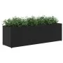 Jardinera con 3 maceteros ratán sintético negro 105x30x32 cm de , Maceteros y jardineras - Ref: Foro24-366416, Precio: 65,19 ...