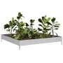 Jardinera de acero galvanizado 100x100x18,5 cm de , Maceteros y jardineras - Ref: Foro24-851015, Precio: 35,26 €, Descuento: %