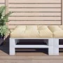 Cojín para sofá de palets de tela beige 80x80x12 cm de , Cojines para sillas y sofás - Ref: Foro24-360494, Precio: 37,23 €, D...
