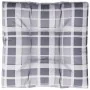 Cojín para sofá de palets de tela a cuadros gris 80x80x12 cm de , Cojines para sillas y sofás - Ref: Foro24-360505, Precio: 2...
