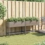 Jardineras con estante 2 uds ratán sintético gris 90x40x75 cm by , Pots and planters - Ref: Foro24-3210509, Price: 154,65 €, ...