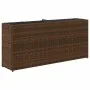 Jardineras con 2 maceteros 2 uds ratán PE marrón 90x20x40 cm de , Maceteros y jardineras - Ref: Foro24-3210514, Precio: 116,3...
