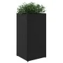 Jardineras 2 unidades ratán sintético negro 30x30x60 cm de , Maceteros y jardineras - Ref: Foro24-3210516, Precio: 95,41 €, D...