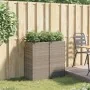 Jardineras 2 unidades ratán sintético gris 40x40x80 cm de , Maceteros y jardineras - Ref: Foro24-3210521, Precio: 137,53 €, D...