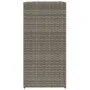 Jardineras 2 unidades ratán sintético gris 40x40x80 cm de , Maceteros y jardineras - Ref: Foro24-3210521, Precio: 137,53 €, D...