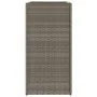 Jardineras 2 unidades ratán sintético gris 40x40x80 cm de , Maceteros y jardineras - Ref: Foro24-3210521, Precio: 137,53 €, D...