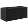 Jardineras con 2 maceteros 2 uds ratán PE negro 72x30x32 cm de , Maceteros y jardineras - Ref: Foro24-3210528, Precio: 85,73 ...