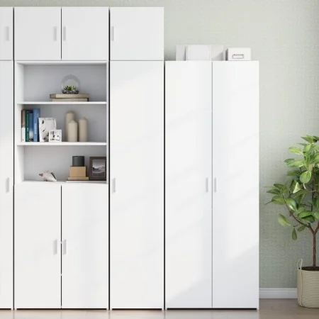 Armario estrecho madera de ingeniería blanco 40x42,5x225 cm by , Sideboards - Ref: Foro24-3281273, Price: 201,17 €, Discount: %
