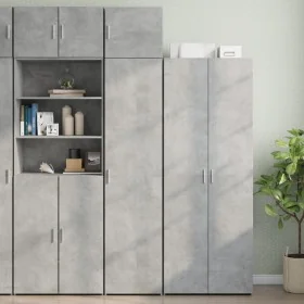 Armario estrecho madera ingeniería gris hormigón 45x42,5x225 cm de , Aparadores - Ref: Foro24-3281290, Precio: 190,31 €, Desc...
