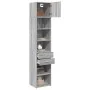 Armario estrecho madera ingeniería gris Sonoma 45x42,5x225 cm de , Aparadores - Ref: Foro24-3281299, Precio: 151,78 €, Descue...