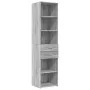 Armario estrecho madera ingeniería gris Sonoma 45x42,5x225 cm de , Aparadores - Ref: Foro24-3281299, Precio: 151,78 €, Descue...
