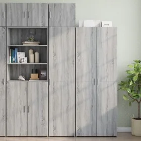 Armario estrecho madera ingeniería gris Sonoma 45x42,5x225 cm by , Sideboards - Ref: Foro24-3281292, Price: 202,26 €, Discoun...