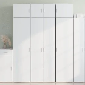 Armario de madera de ingeniería blanco 70x42,5x225 cm de , Aparadores - Ref: Foro24-3281329, Precio: 274,34 €, Descuento: %