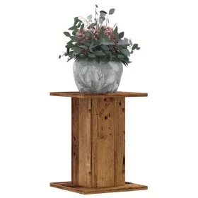 Soportes para plantas 2 uds madera roble envejecido 30x30x40 cm de , Soportes para macetas - Ref: Foro24-3307853, Precio: 51,...