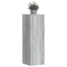 Soportes para plantas 2 uds madera gris Sonoma 33x33x100 cm de , Soportes para macetas - Ref: Foro24-3307887, Precio: 118,98 ...