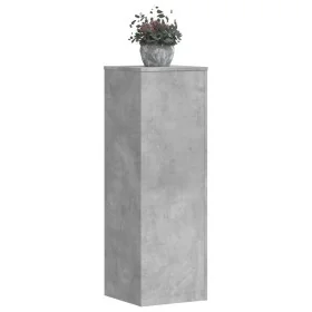 Soportes para plantas 2 uds madera gris hormigón 33x33x100 cm by , Pot stands - Ref: Foro24-3307885, Price: 131,08 €, Discoun...