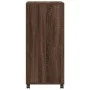 Armario con ruedas madera ingeniería marrón roble 55x40x91 cm de , Aparadores - Ref: Foro24-853188, Precio: 68,14 €, Descuent...