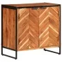 Zapatero de madera maciza de acacia 67x38x65 cm de , Armarios y almacenamiento - Ref: Foro24-376049, Precio: 231,68 €, Descue...
