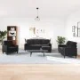 Juego de sofás con cojines 4 piezas terciopelo negro by , Sofas - Ref: Foro24-3278386, Price: 738,72 €, Discount: %