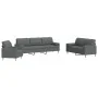 Juego de sofás con cojines 3 piezas tela gris oscuro de , Sofás - Ref: Foro24-3278304, Precio: 624,72 €, Descuento: %