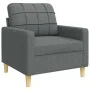 Juego de sofás con cojines 3 piezas tela gris oscuro de , Sofás - Ref: Foro24-3278304, Precio: 624,72 €, Descuento: %