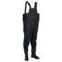 Vadeador de pecho con botas negro talla 43 de , Vadeadores para caza y para pesca - Ref: Foro24-4016986, Precio: 34,07 €, Des...