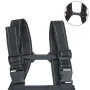 Vadeador de pecho con botas negro talla 43 de , Vadeadores para caza y para pesca - Ref: Foro24-4016986, Precio: 34,07 €, Des...