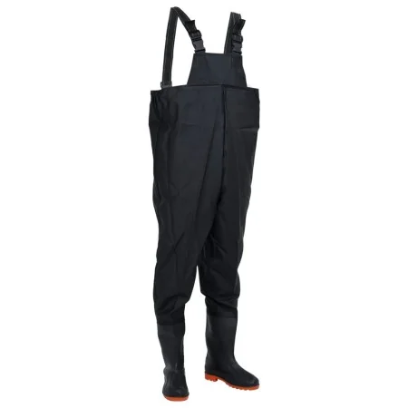 Vadeador de pecho con botas negro talla 41 de , Vadeadores para caza y para pesca - Ref: Foro24-4016984, Precio: 33,87 €, Des...