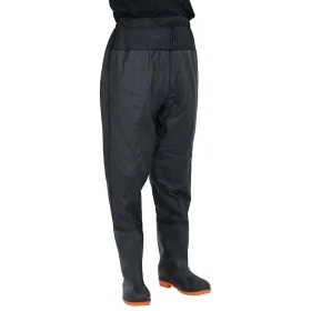 Vadeador de cintura con botas negro talla 39 de , Vadeadores para caza y para pesca - Ref: Foro24-4017018, Precio: 38,09 €, D...