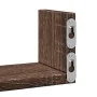 Estante de pared 3 unidades madera de ingeniería roble marrón by , Shelves and shelves - Ref: Foro24-853314, Price: 19,98 €, ...