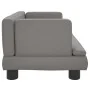 Sofá para niños de cuero sintético gris 60x40x30 cm de , Mobiliario para bebés y niños pequeños - Ref: Foro24-3196327, Precio...