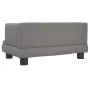 Sofá para niños de cuero sintético gris 60x40x30 cm de , Mobiliario para bebés y niños pequeños - Ref: Foro24-3196327, Precio...