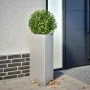 Jardinera triangular acero galvanizado 40x40x75 cm de , Maceteros y jardineras - Ref: Foro24-851167, Precio: 63,19 €, Descuen...